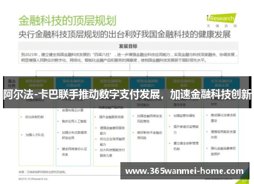 阿尔法-卡巴联手推动数字支付发展，加速金融科技创新